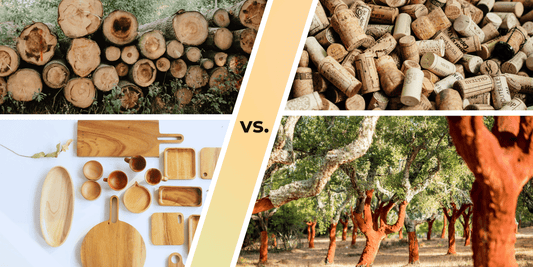 Cork vs. Wood: An eco-friendly showdown