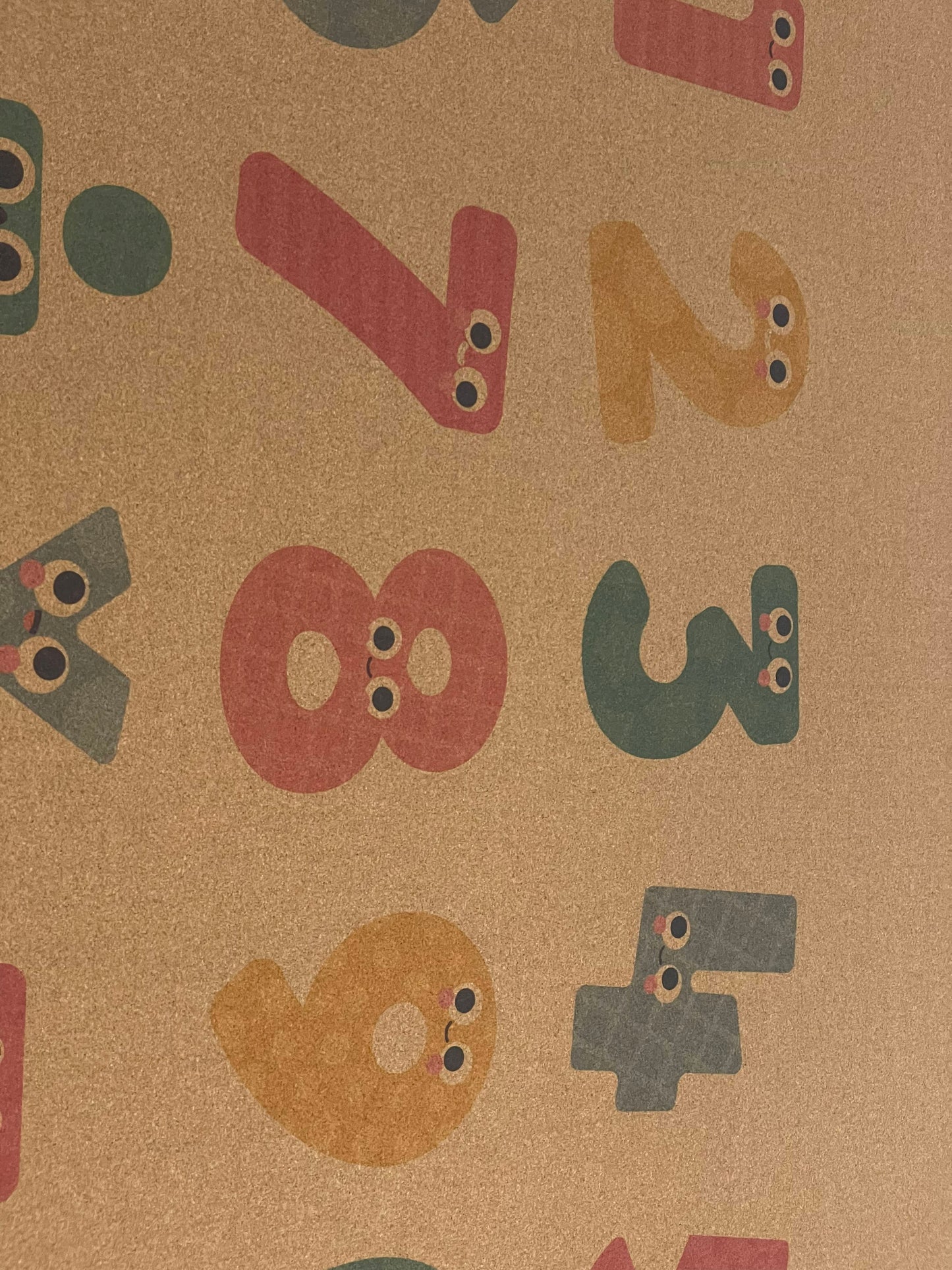 Square playmat NUMBERS